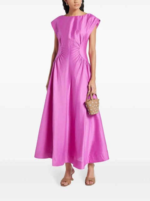 Acler Emery draped midi dress - Pink - zdjęcie produktu nr 2
