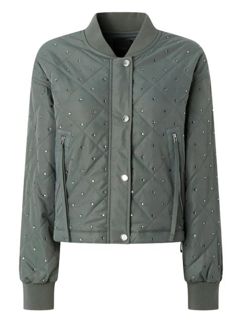 PINKO quilted embellished bomber jacket - Green - zdjęcie produktu nr 1