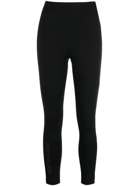 Moncler Grenoble zip-pocket jersey leggings - Black - zdjęcie produktu nr 1