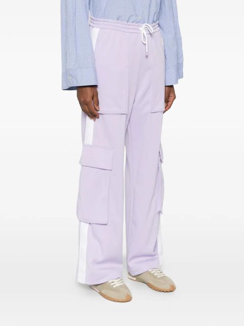 LOEWE logo-embroidery track pants - Purple