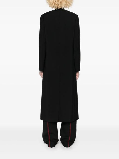 The Row double-breasted coat - Black