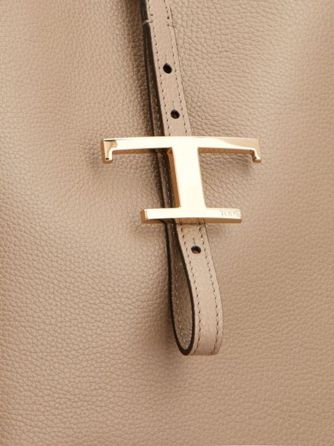 Tod's mini T Timeless bucket bag - Brown