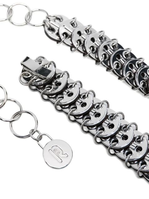 Rabanne coin-link belt - Silver - zdjęcie produktu nr 2