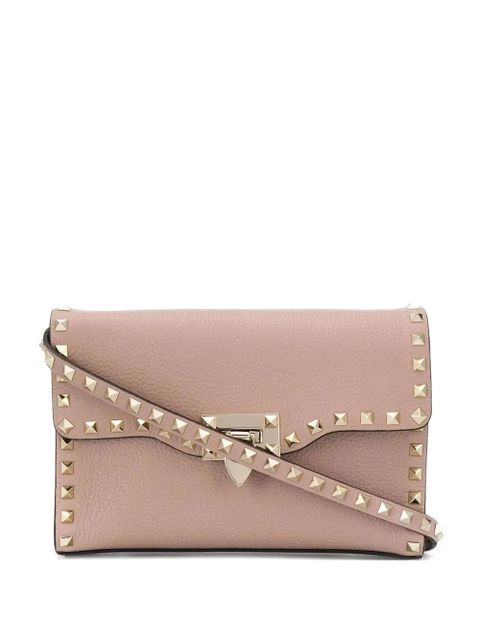 Valentino Garavani small rockstud flap crossbody bag - Pink - zdjęcie produktu nr 1