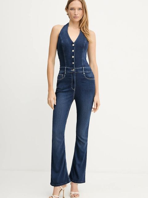 Guess kombinezon jeansowy BETSY kolor granatowy W5YD57 D0782 - zdjęcie produktu nr 1