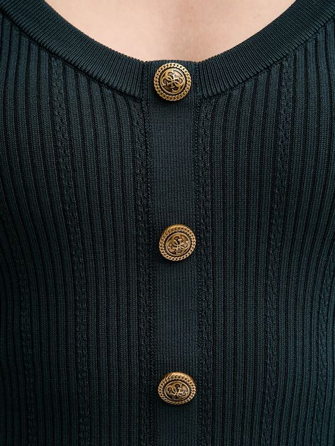 Guess top EMMIE kolor zielony W5YR10 Z0130