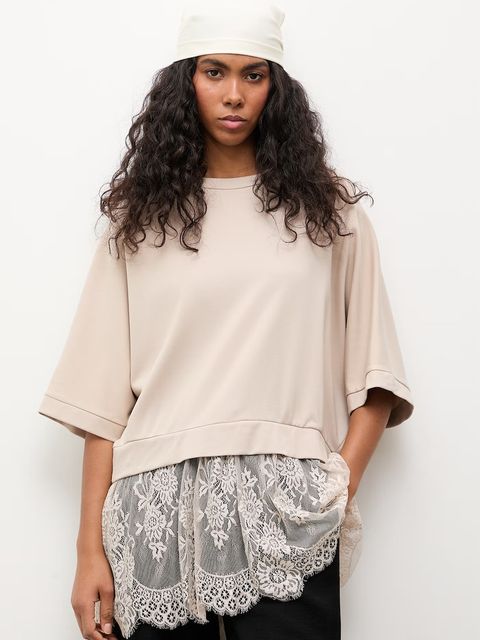 Answear.LAB bluza oversize damska z wiskozą - zdjęcie produktu nr 2