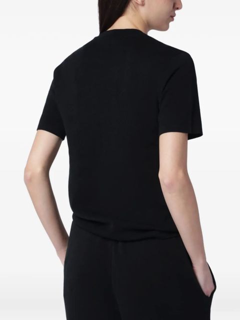 ENTIRE STUDIOS fine-knit T-shirt - Black