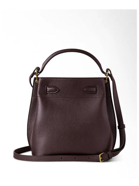 Mulberry Islington grained-leather bucket bag - Brown