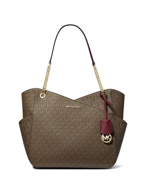 Michael Kors Jet Set monogram tote bag - Brown - zdjęcie produktu nr 1