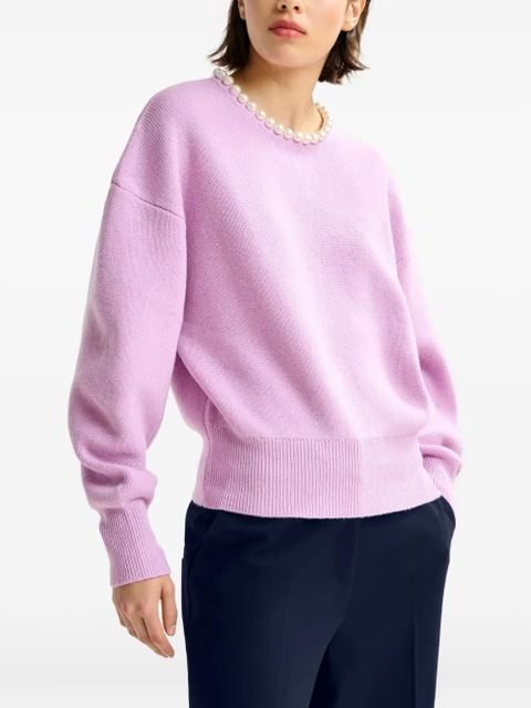 Essentiel Antwerp embellished-neck sweater - Pink