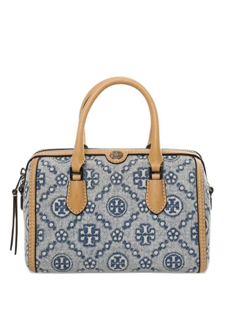 Tory Burch Barrel patterned top-handle tote bag - Blue - zdjęcie produktu nr 1