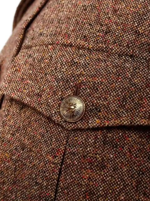 ZIMMERMANN Illustration tweed trousers - Brown