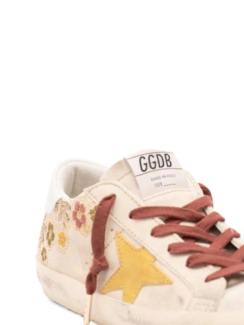 Golden Goose floral star sneakers - Neutrals