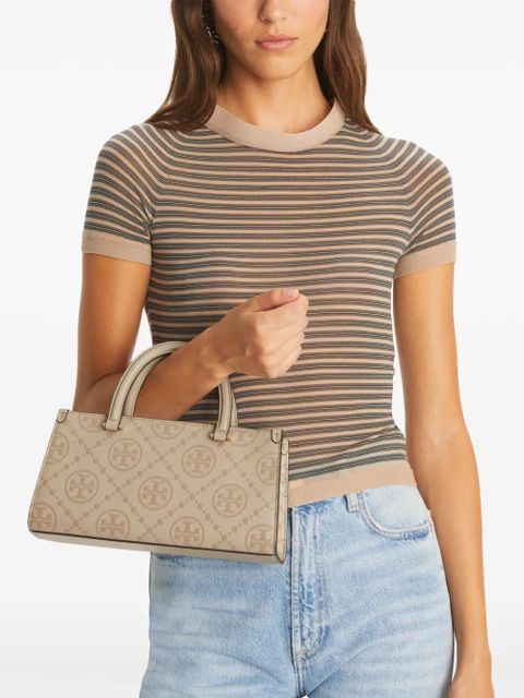 Tory Burch small T Monogram tote bag - Neutrals - zdjęcie produktu nr 2