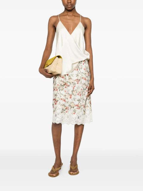 DÔEN Elowette lace-trim mini skirt - Neutrals - zdjęcie produktu nr 2