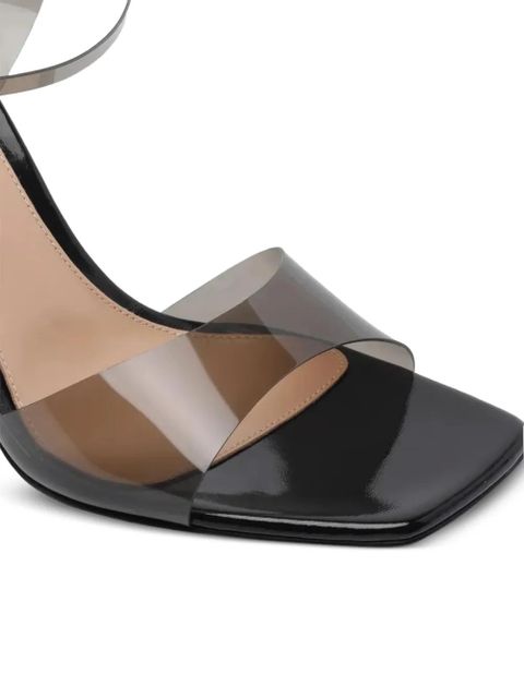 Gianvito Rossi square-toe heeled sandals - Grey
