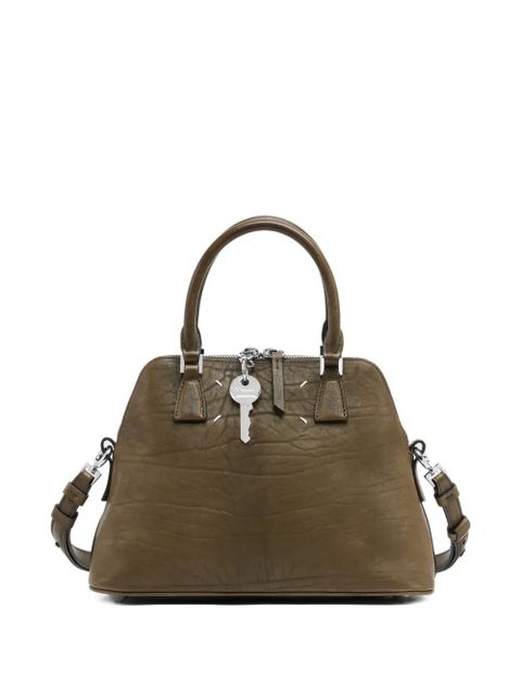 Maison Margiela logo-plaque shoulder bag - Green - zdjęcie produktu nr 2