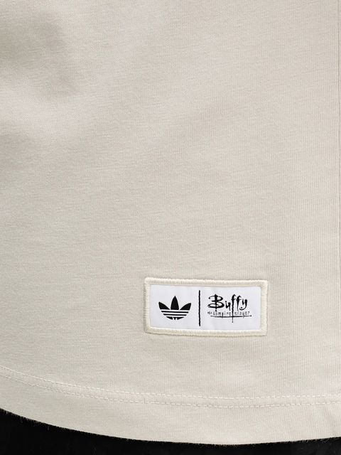 adidas Originals t-shirt bawełniany 20th Century Fox Disney damski kolor beżowy JX1282