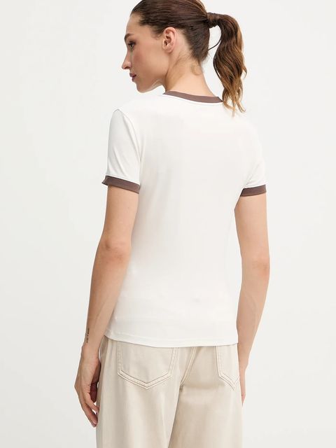 Miss Sixty t-shirt damski kolor beżowy 6S3SJ51500