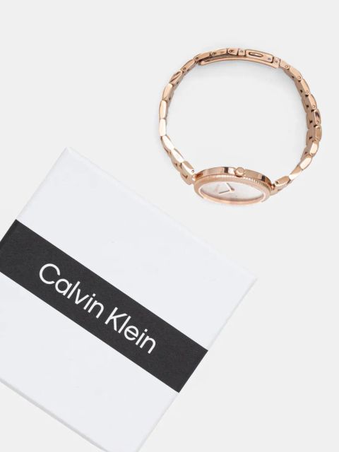 Calvin Klein zegarek damski kolor złoty 25100013