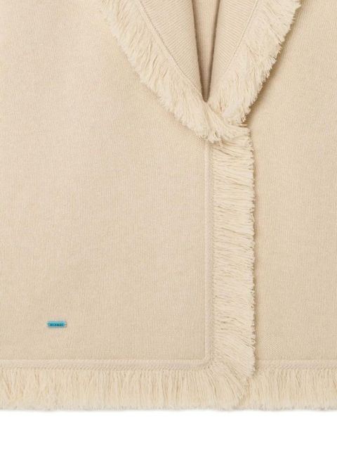 Alanui fringed finest coat - Neutrals