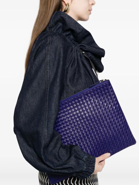 DRAGON DIFFUSION woven clutch bag - Purple - zdjęcie produktu nr 2