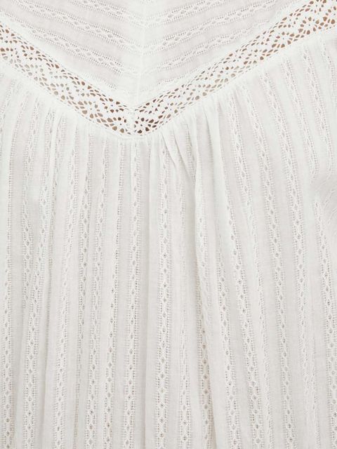 2NDDAY sukienka bawełniana kolor biały mini rozkloszowana