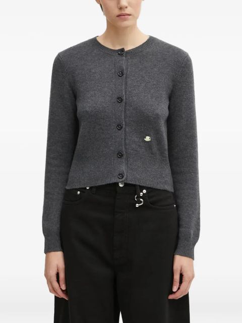 JW Anderson button-fastening cardigan - Grey - zdjęcie produktu nr 1