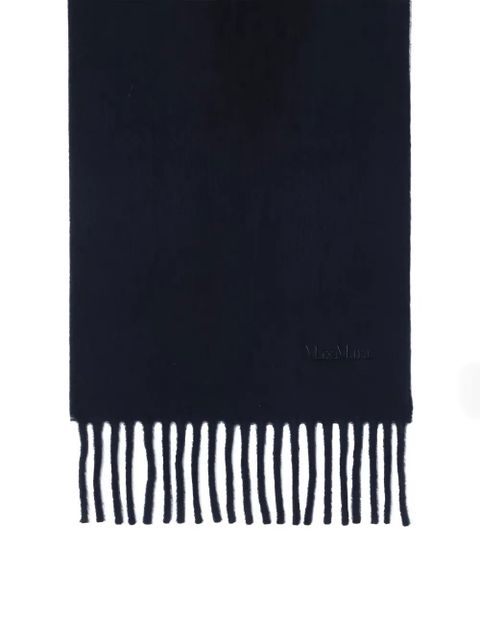 Max Mara fringed wool scarf - Blue - zdjęcie produktu nr 2