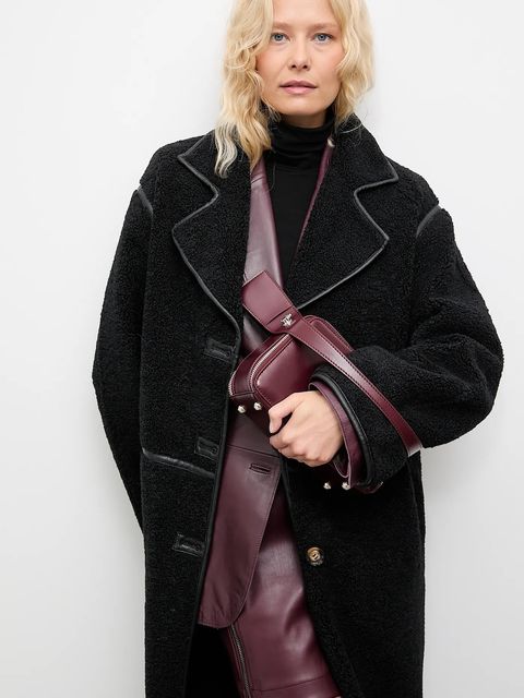 Answear.LAB płaszcz kolor czarny