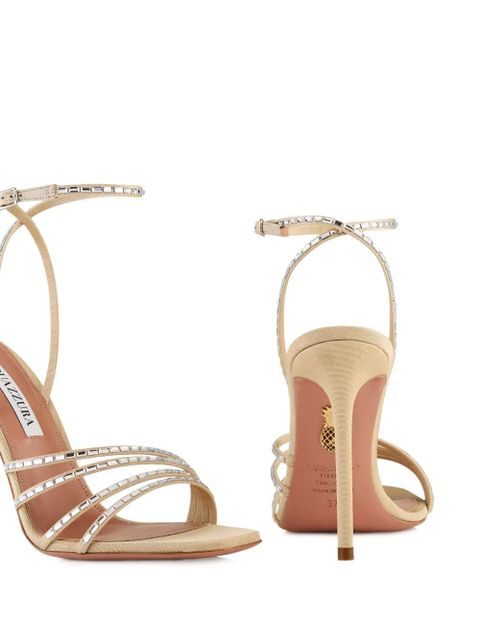 Aquazzura 105mm Mistica sandals - Neutrals