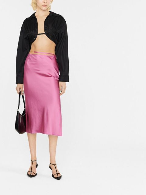 Jacquemus La Jupe Notte midi skirt - Pink - zdjęcie produktu nr 2