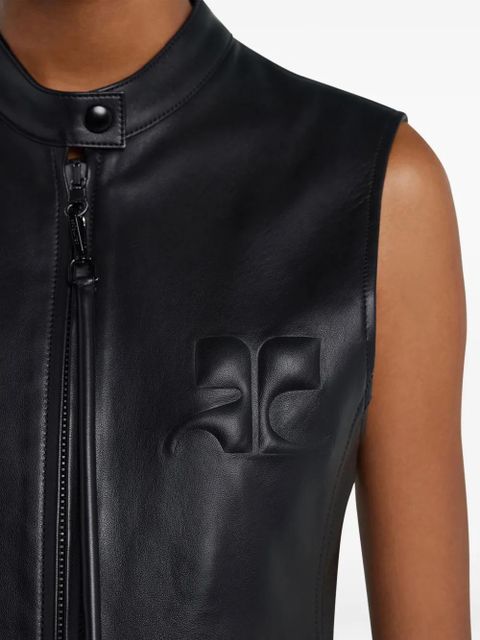 Courrèges City Shadow vest - Black