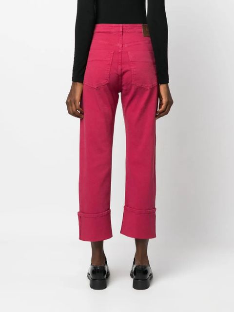 Max Mara cropped straight-leg jeans - Pink