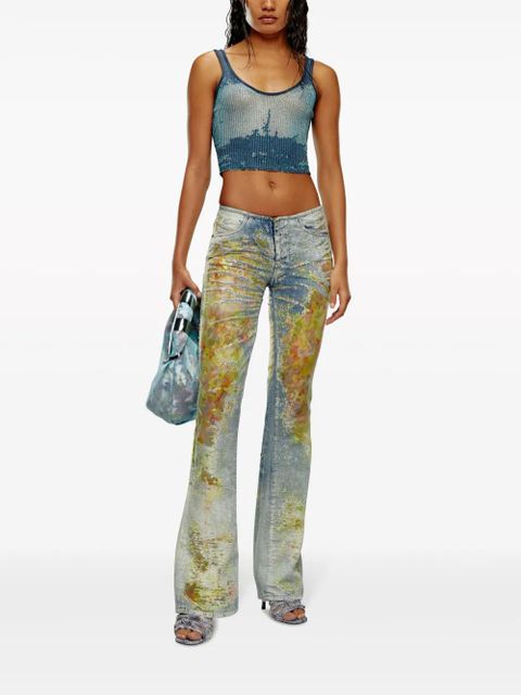 Diesel Deidrina lurex tank top - Blue - zdjęcie produktu nr 2
