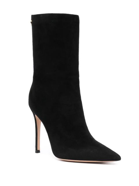 Gianvito Rossi Reus 105mm suede boots - Black