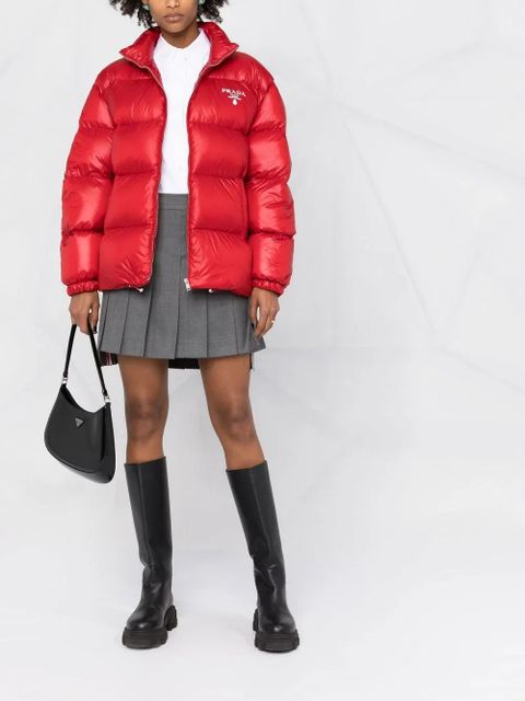 Prada Re-Nylon puffer jacket - Red