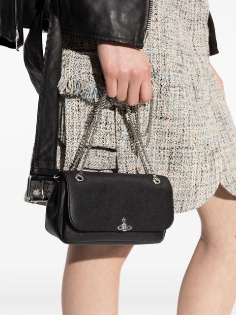 Vivienne Westwood Orb-plaque shoulder bag - Black - zdjęcie produktu nr 2