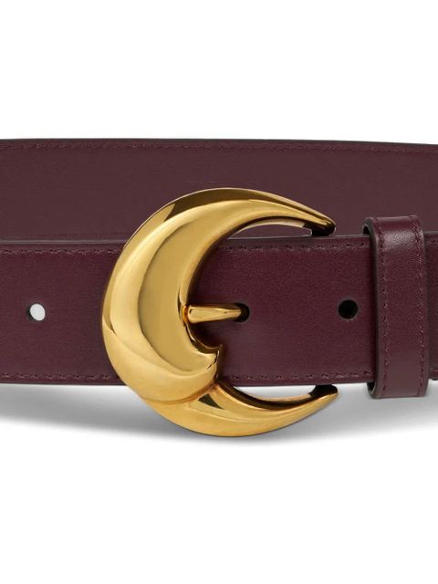 ETRO Paisley-buckle leather belt - Red - zdjęcie produktu nr 2