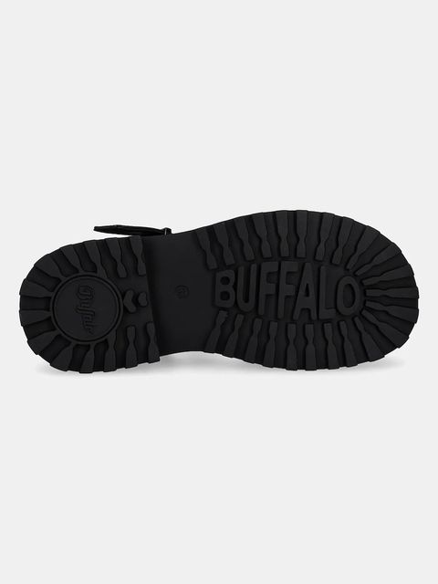 Buffalo sandały Pluto Jojo damskie kolor czarny na platformie 1602267-BLK