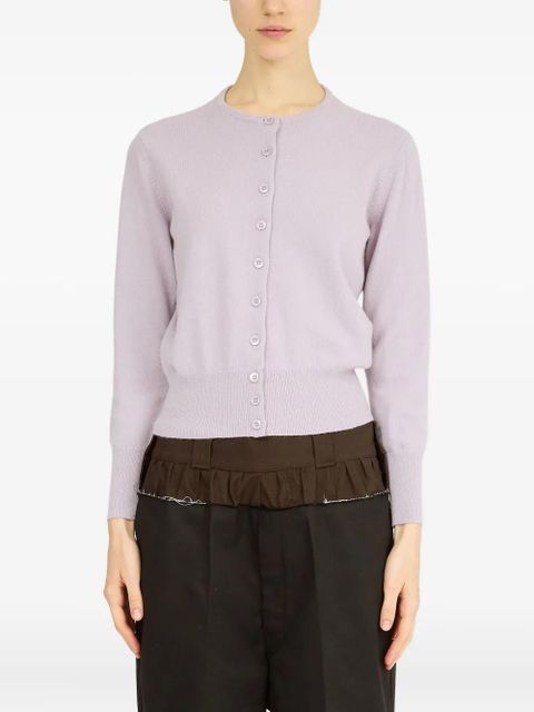 Maison Margiela virgin-wool cardigan - Purple