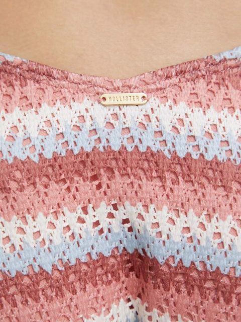 Hollister Co. figi kąpielowe kolor różowy