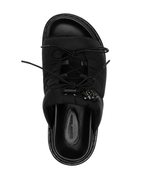 Simone Rocha embellished ghillie sandals - Black - zdjęcie produktu nr 2