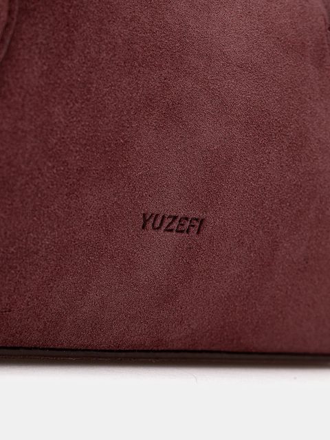 Yuzefi torebka zamszowa OYSTER