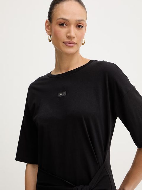 Armani Exchange sukienka bawełniana