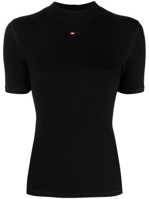 Diesel T-Mokky mock-neck T-shirt - Black - zdjęcie produktu nr 1