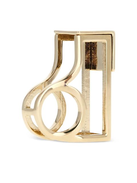 TOM FORD sculptural engraved ring - Gold