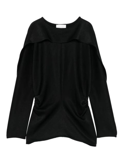 Nanushka pilgrim-collar top - Black - zdjęcie produktu nr 1