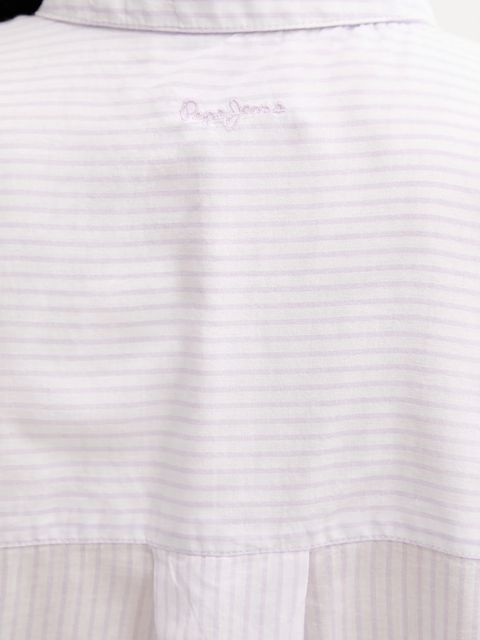 Pepe Jeans koszula damska kolor różowy relaxed z kołnierzykiem klasycznym PL305100